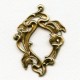 Calla Lilies Large Framework in Oxidized Brass 65mm